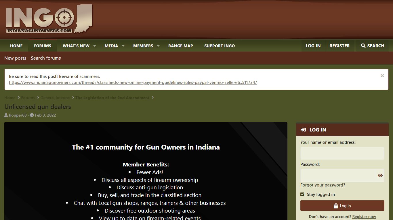 Unlicensed gun dealers | Indiana Gun Owners - Gun Classifieds and ...